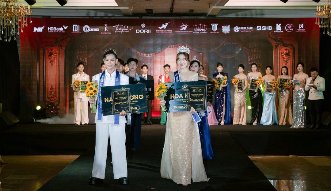 “Nét đẹp Sinh viên Lạc Hồng 2026” gọi tên Hoa khôi Nguyễn Thị Hà My và Nam vương Ngô Thế Hiệp
